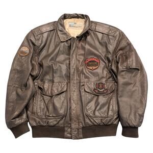 80s Aeropostale Flight Bomber Jacket